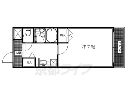 サクセス52(1K/3階)の間取り写真