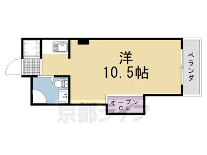 ステラ長岡(ワンルーム/3階)の間取り写真