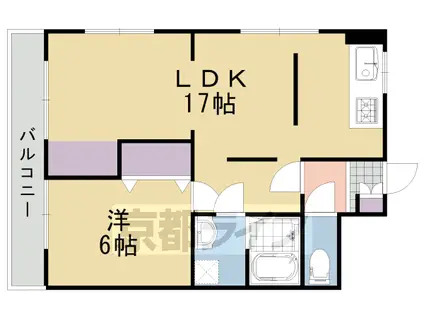 PINKFIELD(1LDK/1階)の間取り写真