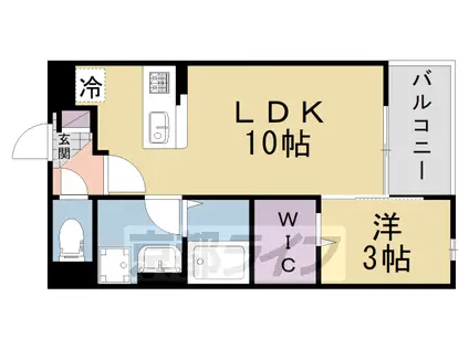 片町線 ＪＲ三山木駅 徒歩6分 3階建 築5年(1LDK/3階)の間取り写真