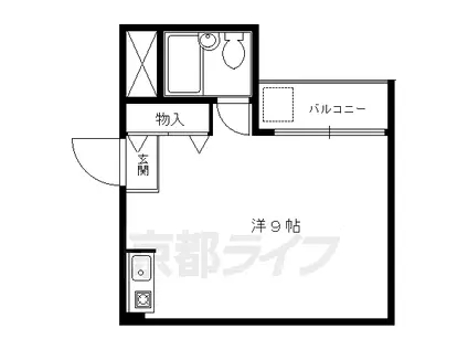 FLAT464(ワンルーム/2階)の間取り写真