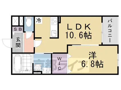 ヴェールフォンセ(1LDK/3階)の間取り写真