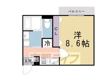 上京区堀出シ町 計画(1K/1階)の間取り写真