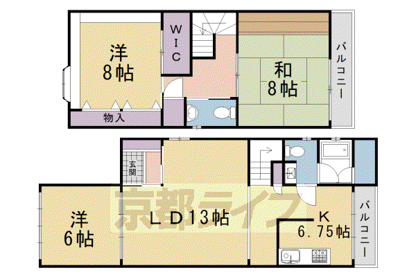 叡山電鉄 修学院駅 徒歩9分 3階建 築40年