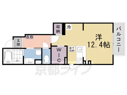 坂本3丁目(ワンルーム/1階)の間取り写真