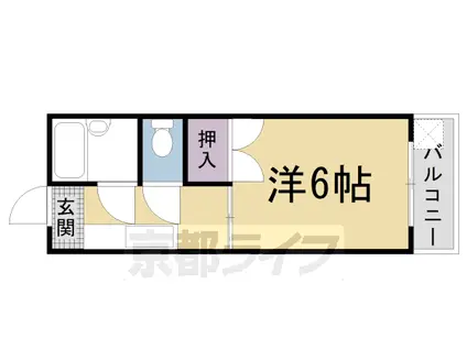 前田ハイツ(1K/1階)の間取り写真