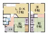 叡山電鉄 三宅八幡駅 徒歩22分 2階建 築47年