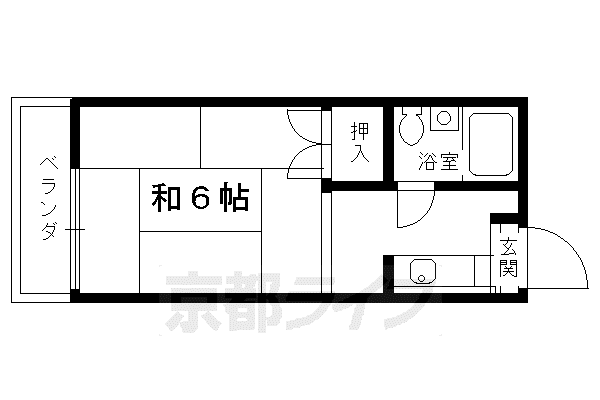 山陰本線 嵯峨嵐山駅 徒歩8分 2階建 築47年
