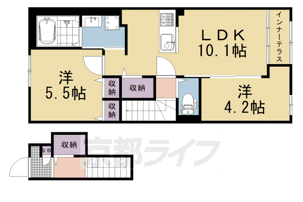 東海道本線 桂川駅(京都) 徒歩23分 2階建 築1年