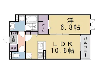 東砂ノ町プロジェクト(1LDK/3階)の間取り写真