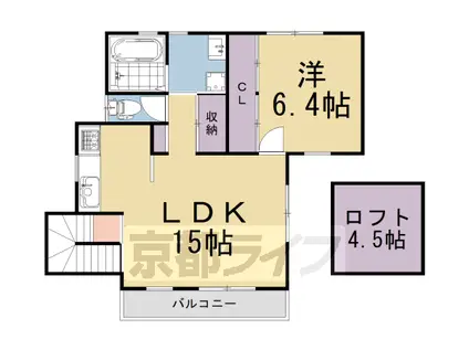HISHIKAWA GRAN(1SLDK/1階)の間取り写真