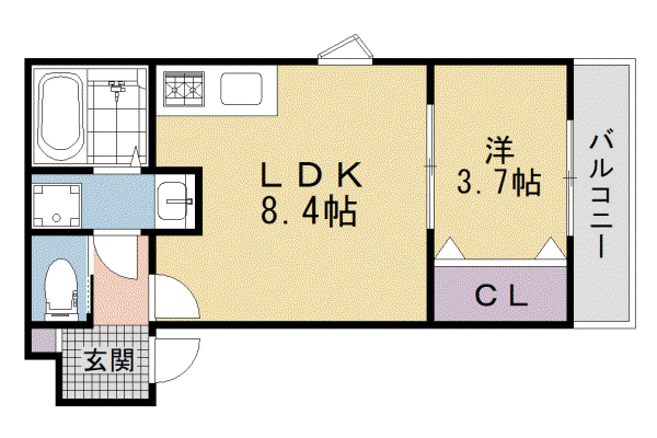 京阪電気鉄道京阪線 御殿山駅 徒歩8分 3階建 築3年