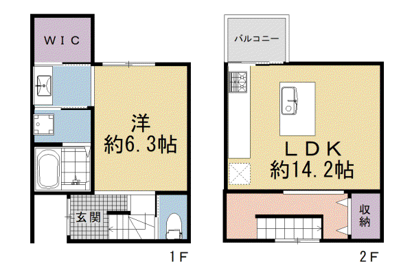 阪急電鉄京都線 西院駅(阪急) 徒歩9分 2階建 築74年