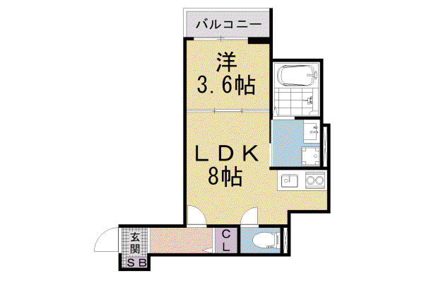 京都市東西線 山科駅 徒歩9分 3階建 築1年