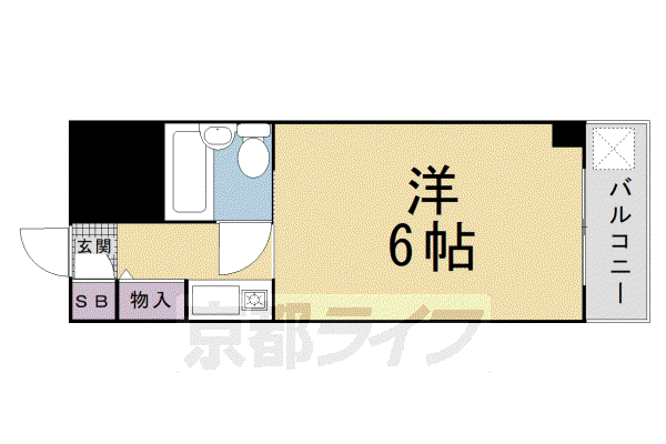 Mプラザ津田駅前(1K/5階)の間取り写真