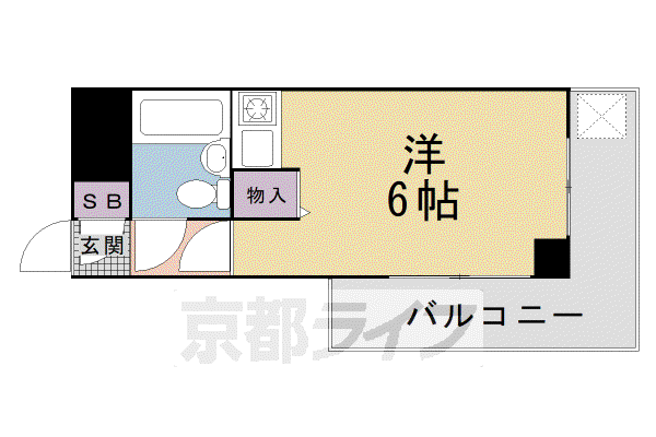 Mプラザ津田駅前(ワンルーム/3階)の間取り写真