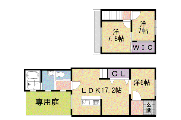 東海道本線 西大路駅 徒歩15分 1階建 築62年
