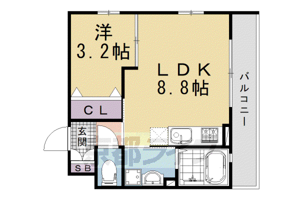 近鉄京都線 近鉄丹波橋駅 徒歩3分 3階建 築1年