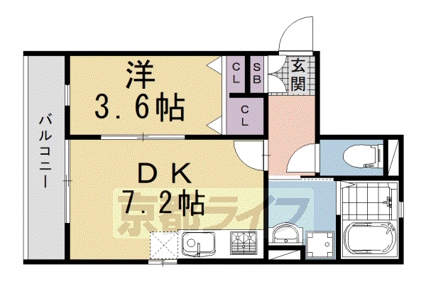 近鉄京都線 近鉄丹波橋駅 徒歩3分 3階建 築1年