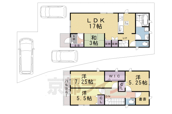 京都市東西線 御陵駅 徒歩20分 2階建 築1年