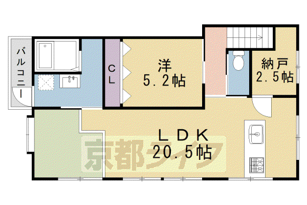 京都市烏丸線 丸太町駅(京都市営) 徒歩12分 2階建 築56年