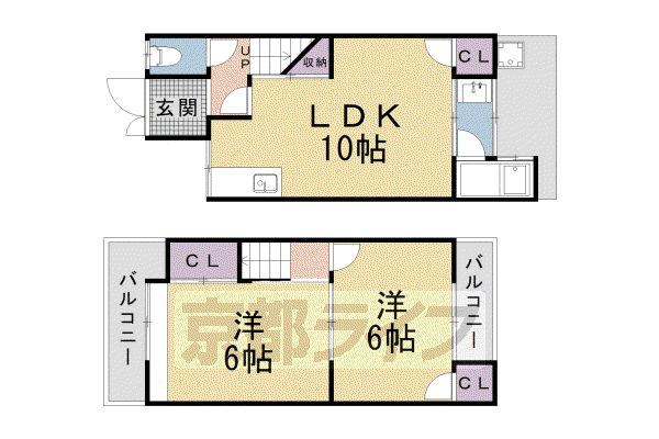 京阪電気鉄道京津線 追分駅(滋賀) 徒歩15分 2階建 築54年