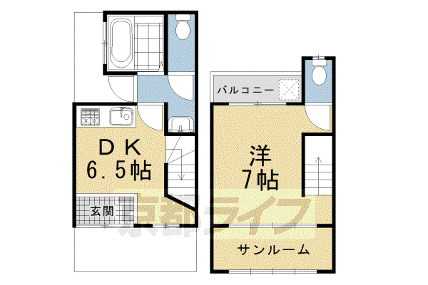 京阪電気鉄道鴨東線 出町柳駅 徒歩20分 2階建 築77年