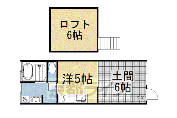 叡山電鉄 一乗寺駅 徒歩8分 1階建 築127年(1K)の間取り写真
