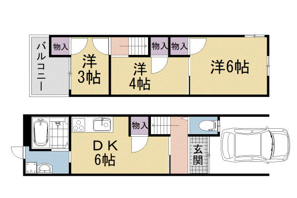 叡山電鉄 一乗寺駅 徒歩7分 2階建 築58年