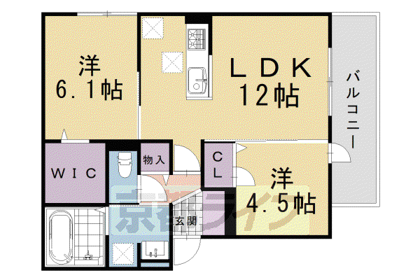 阪急電鉄嵐山線 上桂駅 徒歩10分 3階建 築1年