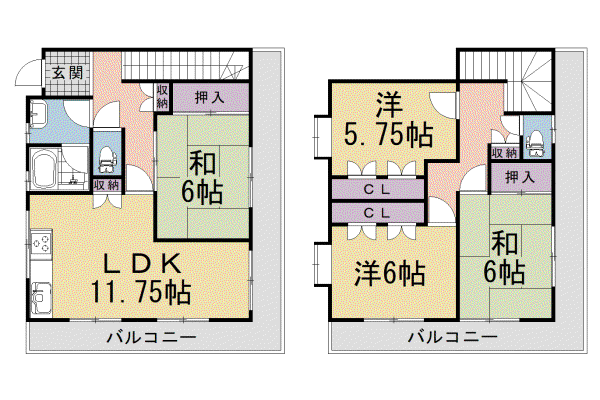 京阪電気鉄道京阪線 橋本駅(京都) 徒歩20分 2階建 築37年