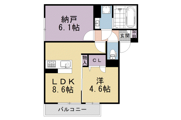 阪急電鉄京都線 西京極駅 徒歩5分 3階建 新築(1SLDK/3階)の間取り写真
