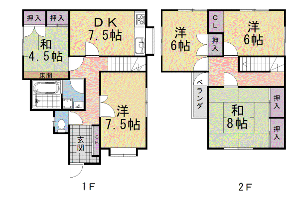 京都市東西線 醍醐駅(京都) 徒歩8分 2階建 築39年