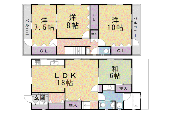 京都市烏丸線 北大路駅 徒歩9分 2階建 築27年