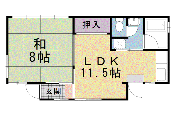 京都市烏丸線 北大路駅 徒歩19分 3階建 築61年