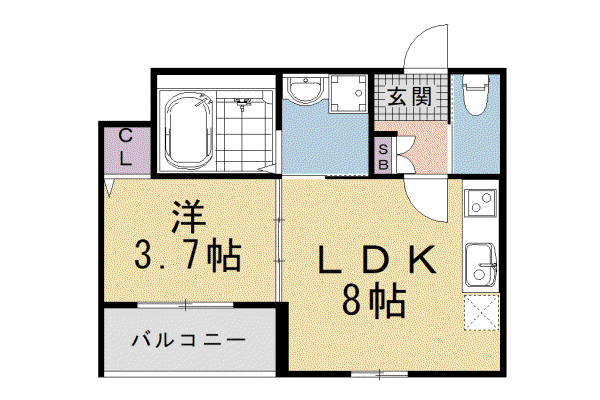 京阪電気鉄道京阪線 藤森駅 徒歩8分 3階建 築1年