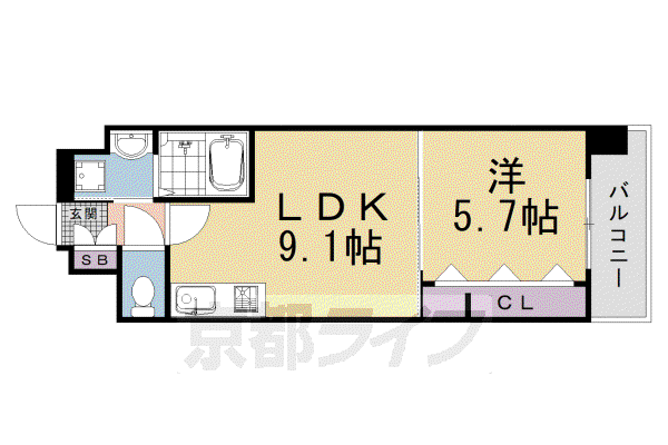 京都市東西線 太秦天神川駅 徒歩1分 6階建 築22年