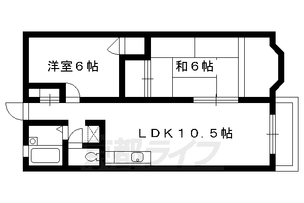 京都市烏丸線 北大路駅 徒歩23分 2階建 築35年