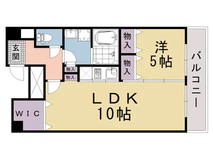 京都市烏丸線 五条駅(京都市営) 徒歩4分 11階建 築19年(1LDK/11階)の間取り写真