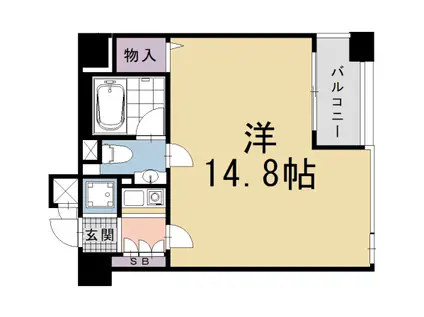 グラシオーズ芦刈山(1K/7階)の間取り写真