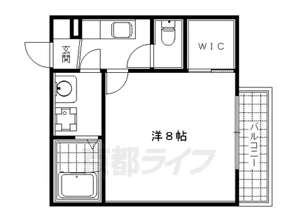 カトルメゾン東前(1K/1階)の間取り写真