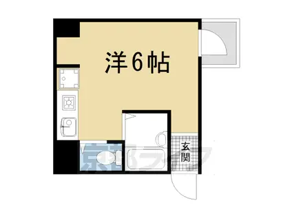 リエス東堀川(ワンルーム/6階)の間取り写真