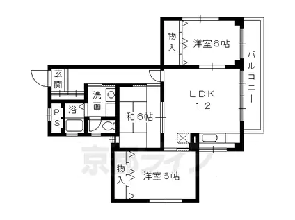 アベニオン20(3LDK/2階)の間取り写真