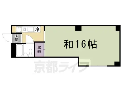 SENTO GARDEN(1K/1階)の間取り写真