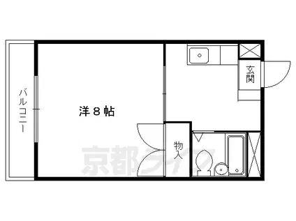 JTサフラン(1K/3階)の間取り写真