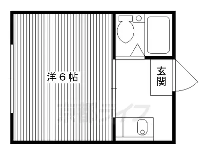 グランズ丹波橋(1K/1階)の間取り写真