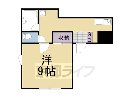 GRAFFITIMATSUI(1K/2階)の間取り写真