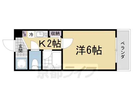 ステージハウス(1K/1階)の間取り写真