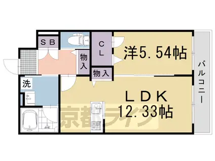 SHAMAISON MANOA(1LDK/2階)の間取り写真