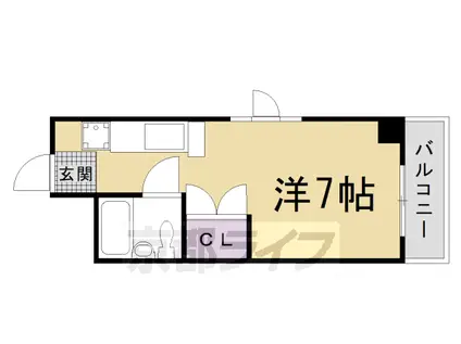 HERSEDOR(1K/3階)の間取り写真